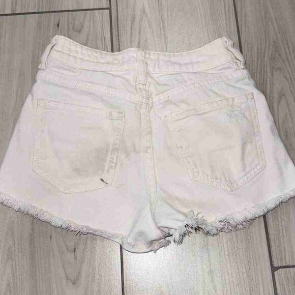 Pacsunwhite mom shorts size S High waisted booty short shorts. Has a small - Picture 4 of 4